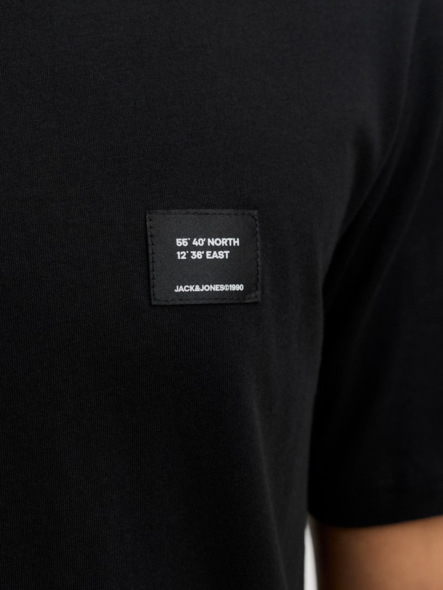 Jack & Jones Rundhalsshirt »JJCLEVELAND TEE SS CREW NECK SN« Baumwolle, regular fit