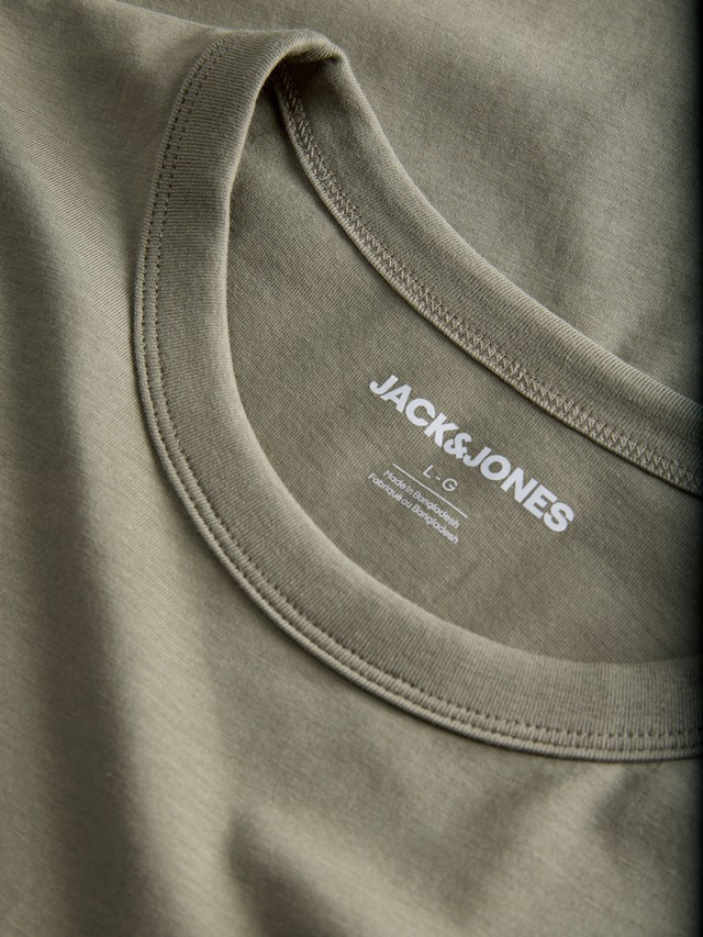 Jack & Jones Rundhalsshirt »JJCLEVELAND TEE SS CREW NECK SN« Baumwolle, regular fit