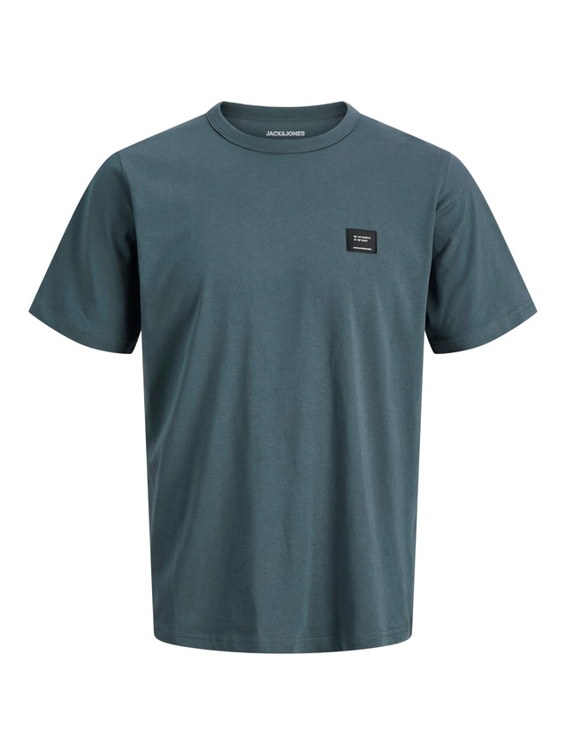 Jack & Jones Rundhalsshirt »JJCLEVELAND TEE SS CREW NECK SN« Baumwolle, regular fit