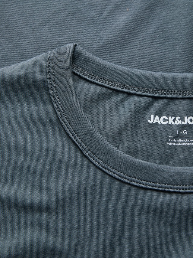 Jack & Jones Rundhalsshirt »JJCLEVELAND TEE SS CREW NECK SN« Baumwolle, regular fit