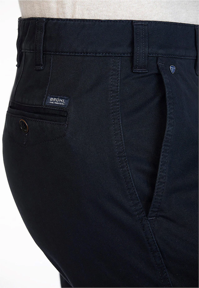 Brühl Chinohose »London« mit Micro-Peach-Ausrüstung und Soft Finish