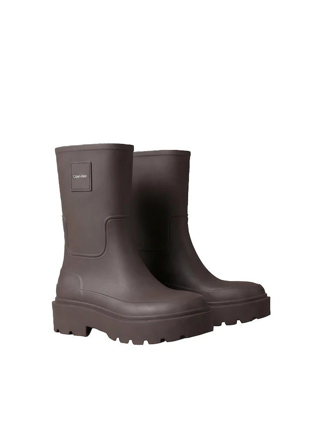 Calvin Klein Gummistiefel »RAINBOOT RUBBER« Regenstiefel, Regenboots mit Plateausohle und Logoschriftzug