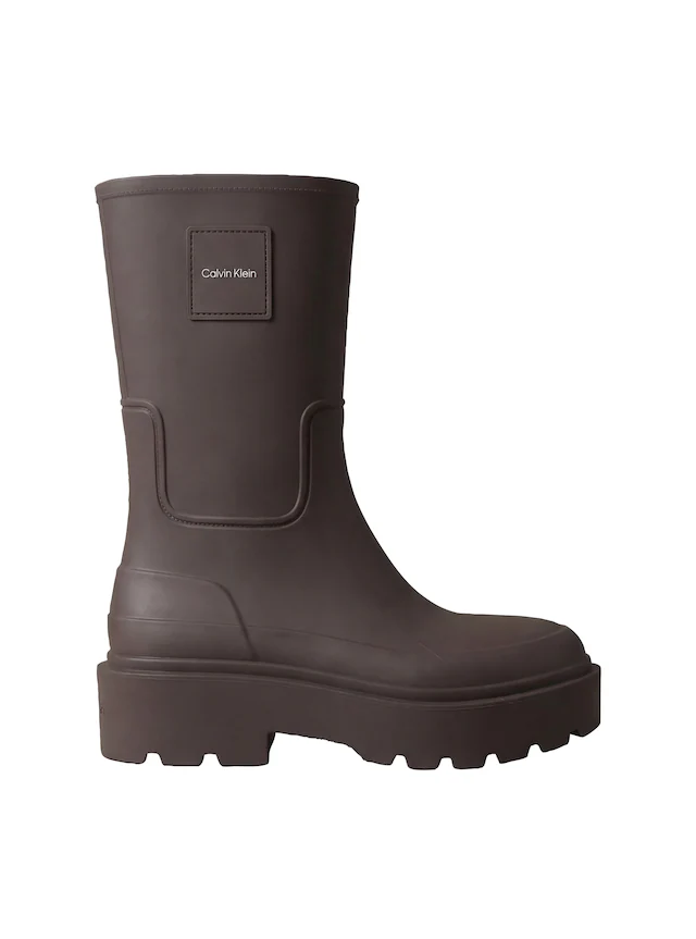 Calvin Klein Gummistiefel »RAINBOOT RUBBER« Regenstiefel, Regenboots mit Plateausohle und Logoschriftzug