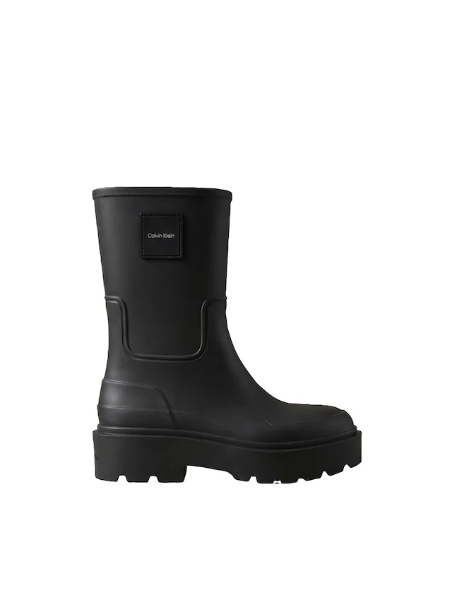 Calvin Klein Gummistiefel »RAINBOOT RUBBER« Regenstiefel, Regenboots mit Plateausohle und Logoschriftzug