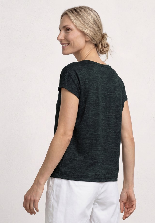 STREET ONE T-Shirt aus softem Materialmix