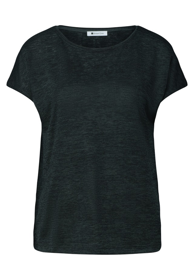 STREET ONE T-Shirt aus softem Materialmix