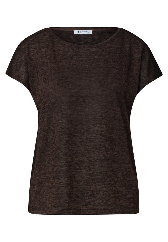 STREET ONE T-Shirt aus softem Materialmix