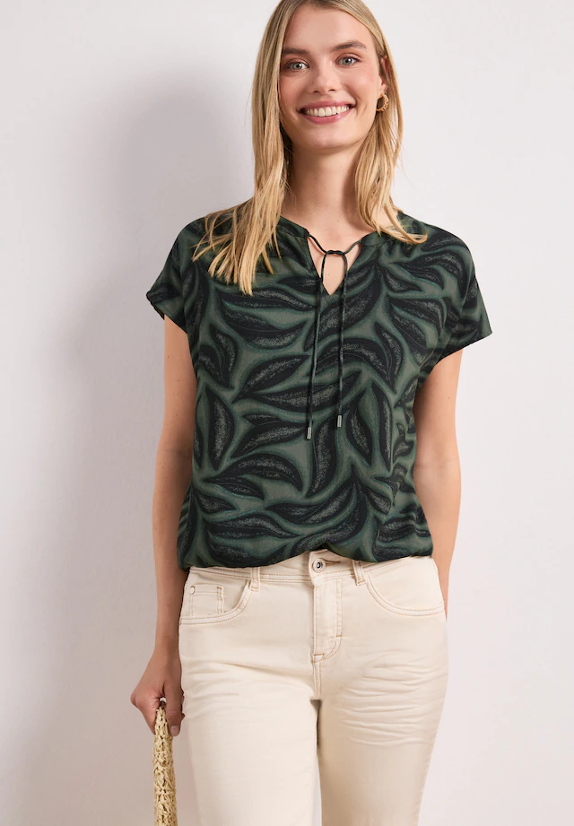 STREET ONE Shirtbluse mit Elastikbund
