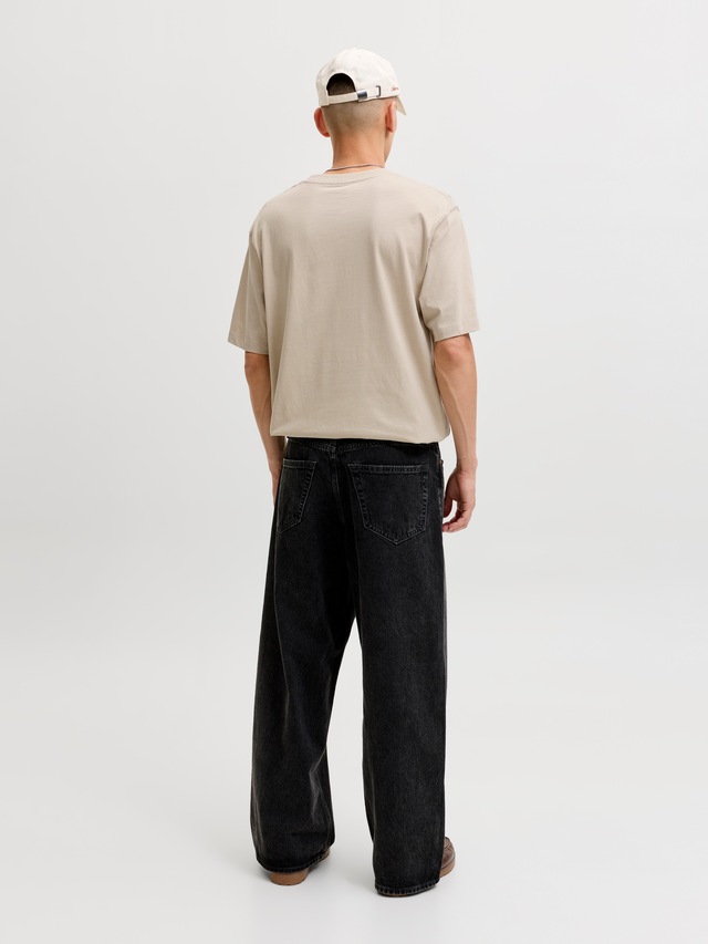 Jack & Jones Rundhalsshirt »JORFREDERIKSBERG MONOGRAM TEE SS CN SN« Baumwolle, relaxed fit