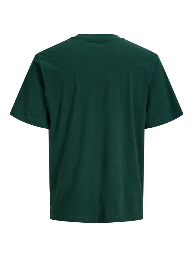 Jack & Jones Rundhalsshirt »JORFREDERIKSBERG MONOGRAM TEE SS CN SN« Baumwolle, relaxed fit