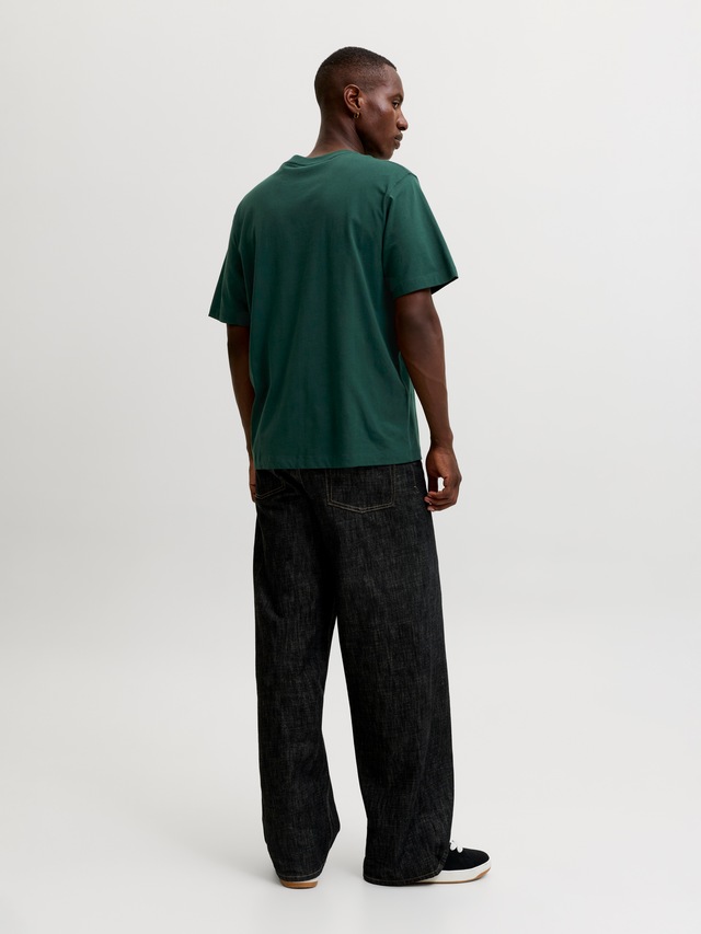 Jack & Jones Rundhalsshirt »JORFREDERIKSBERG MONOGRAM TEE SS CN SN« Baumwolle, relaxed fit