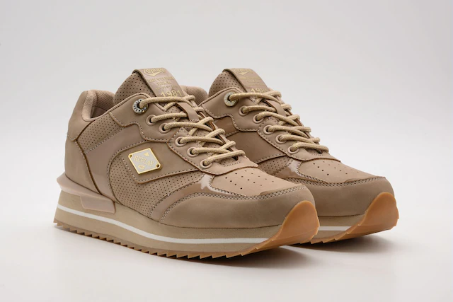 Replay Plateausneaker »PENNY HYPE« Freizeitsneaker, Schnürschuh, Halbschuh mit Metallic-Details