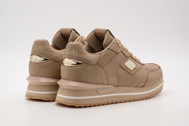 Replay Plateausneaker »PENNY HYPE« Freizeitsneaker, Schnürschuh, Halbschuh mit Metallic-Details