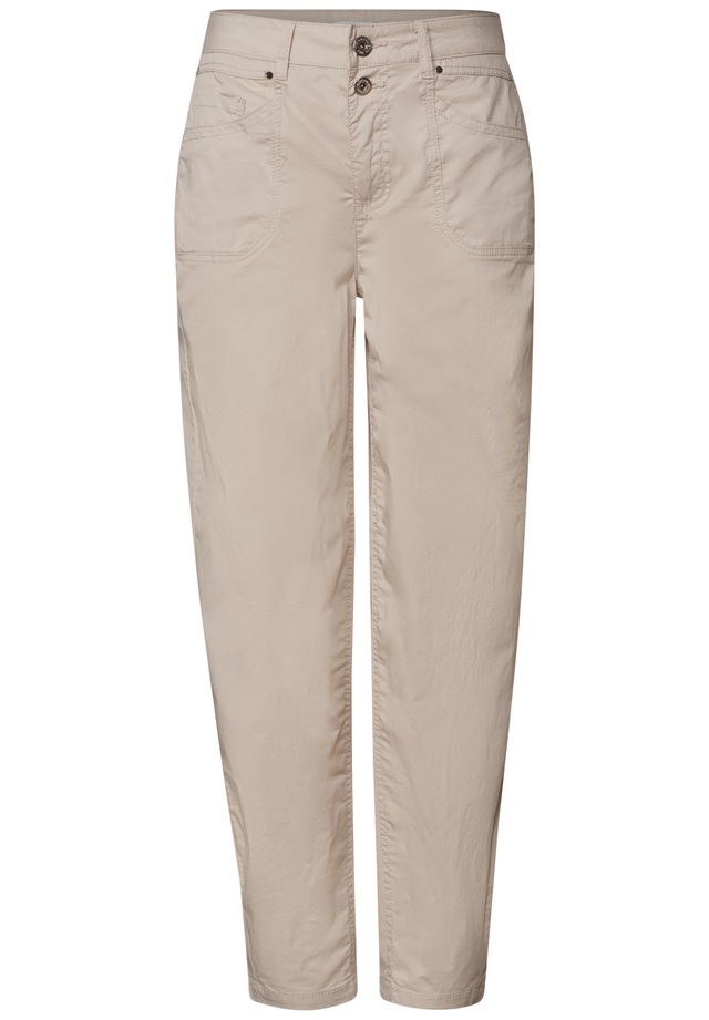 STREET ONE Stoffhose High Waist