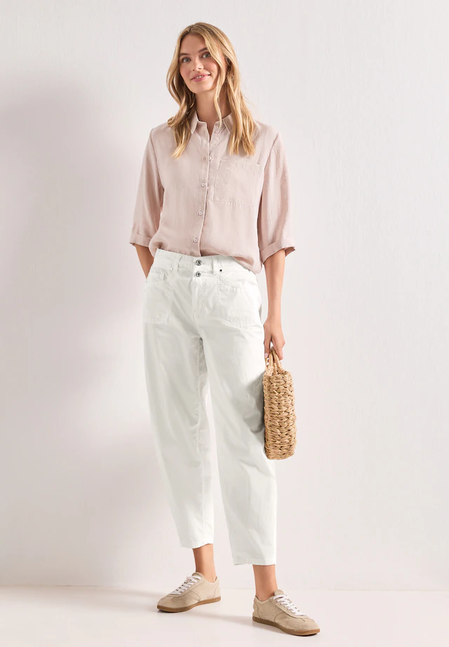 STREET ONE Stoffhose High Waist