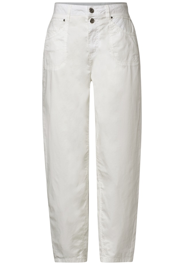 STREET ONE Stoffhose High Waist