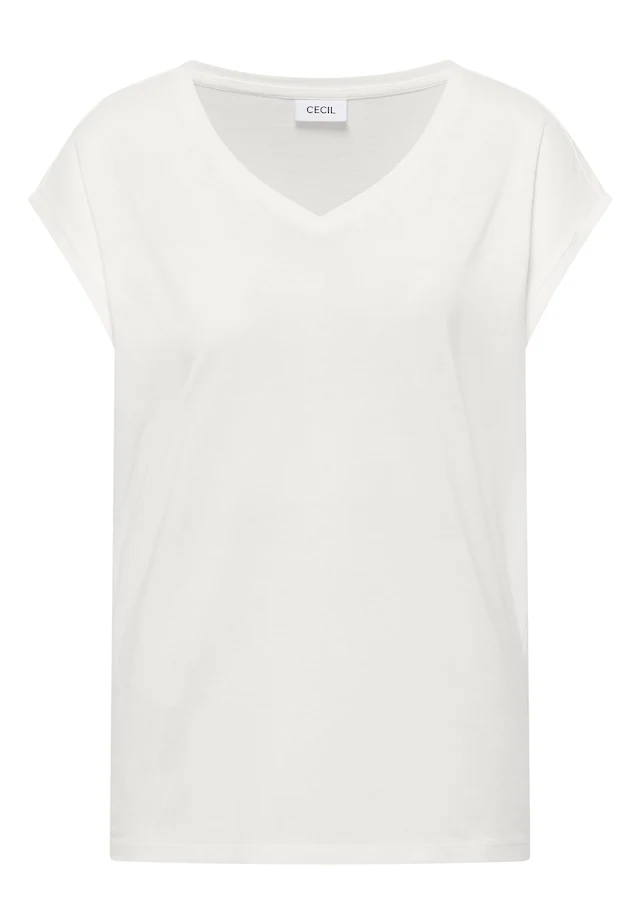 Cecil V-Shirt mit femininem V-Ausschnitt