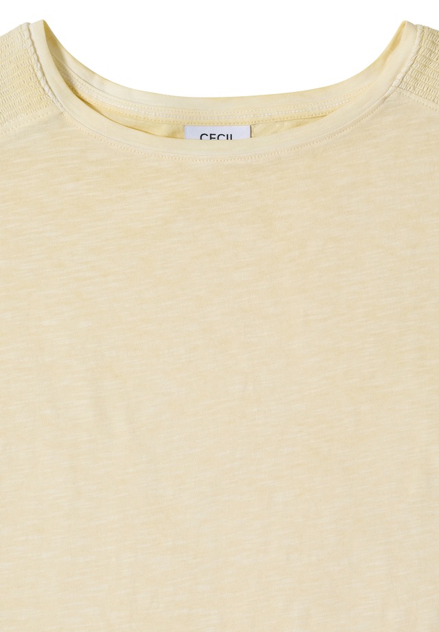 Cecil T-Shirt aus Jersey in Unifarbe