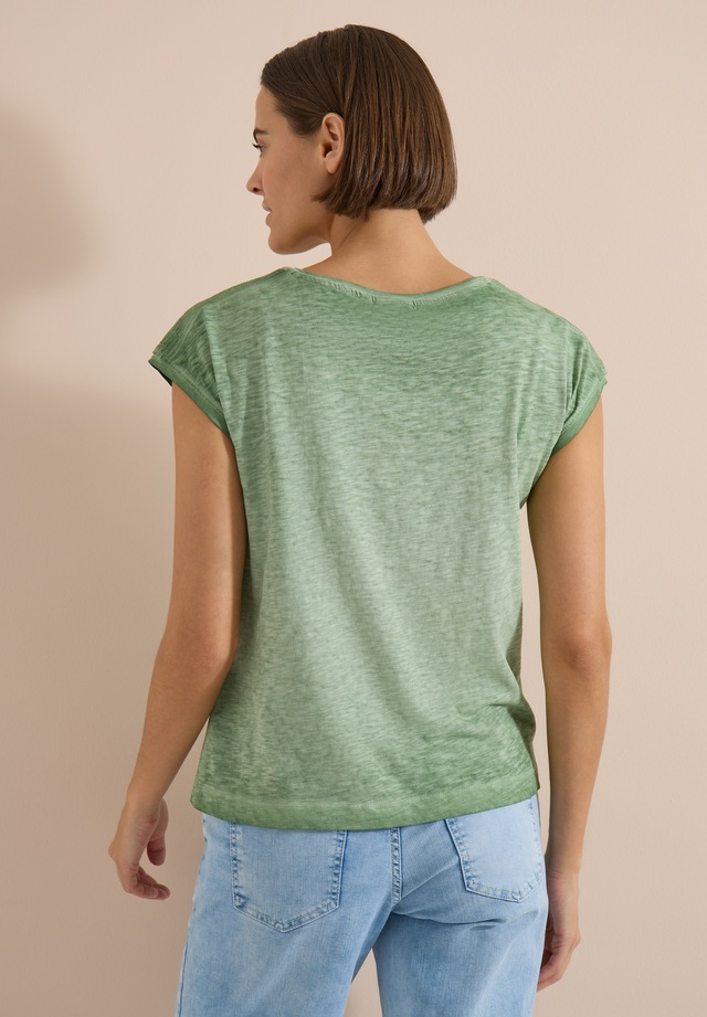 Cecil T-Shirt aus Jersey in Unifarbe