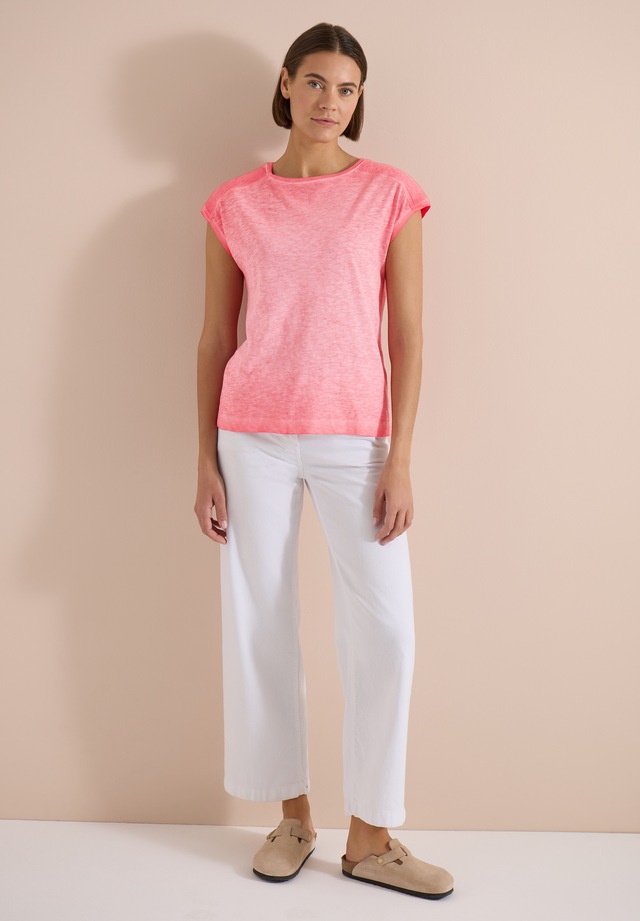 Cecil T-Shirt aus Jersey in Unifarbe