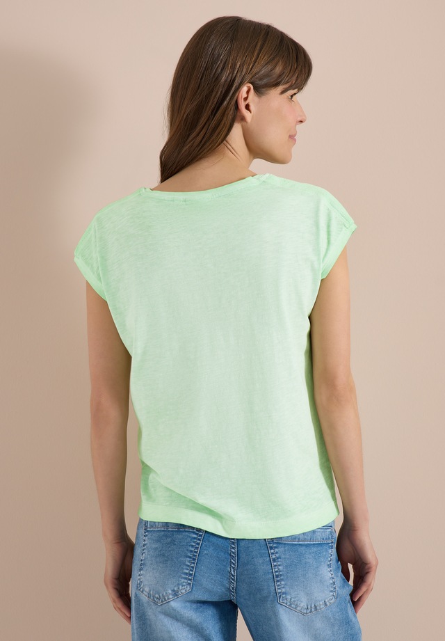 Cecil T-Shirt aus Jersey in Unifarbe
