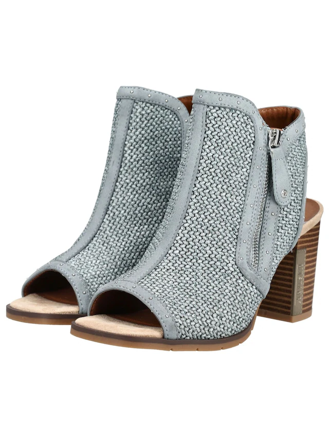 Mustang Shoes High-Heel-Sandalette »Mustang Shoes Sandalen Lederimitat/Textil«