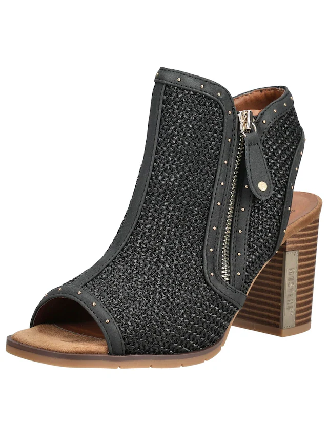 Mustang Shoes High-Heel-Sandalette »Mustang Shoes Sandalen Lederimitat/Textil«
