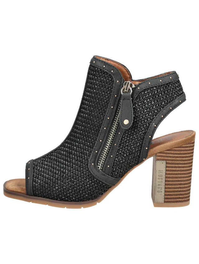 Mustang Shoes High-Heel-Sandalette »Mustang Shoes Sandalen Lederimitat/Textil«