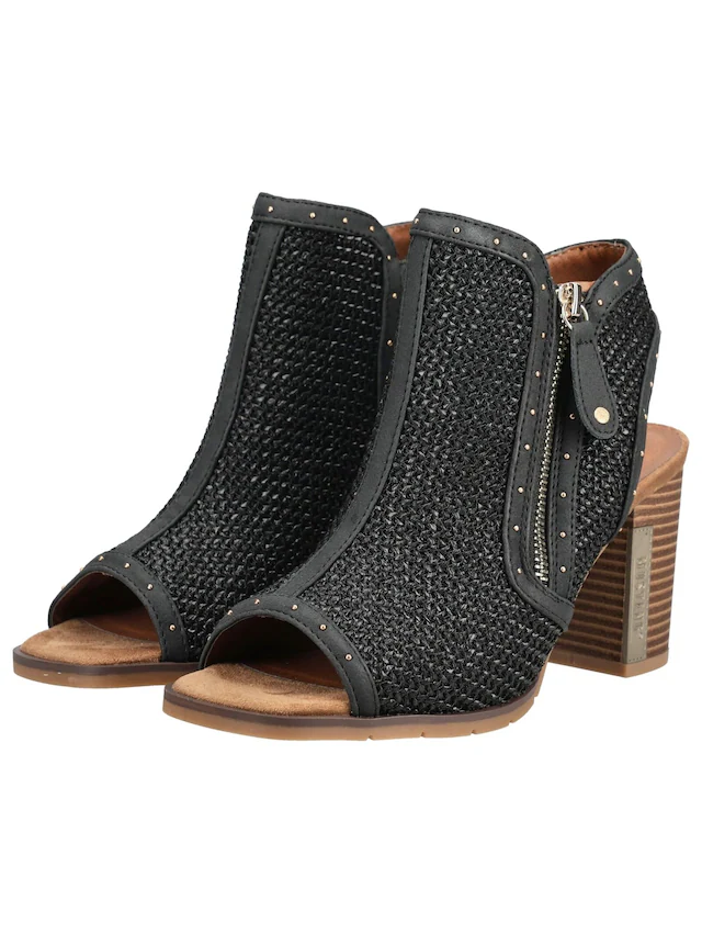 Mustang Shoes High-Heel-Sandalette »Mustang Shoes Sandalen Lederimitat/Textil«