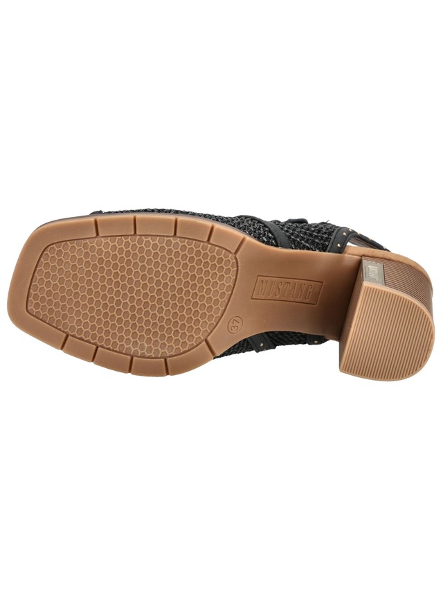 Mustang Shoes High-Heel-Sandalette »Mustang Shoes Sandalen Lederimitat/Textil«