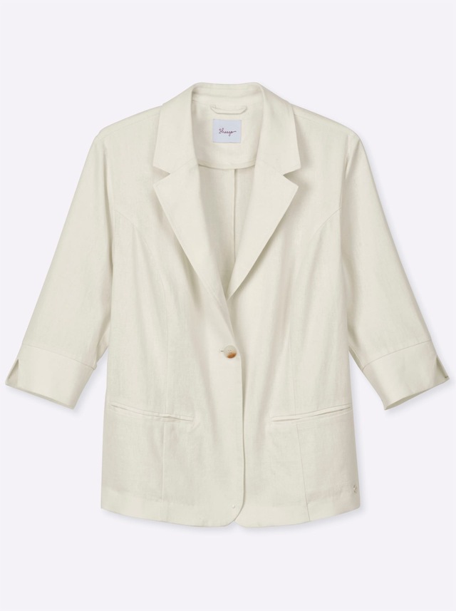 Sheego Jackenblazer »Leinen-Blazer«