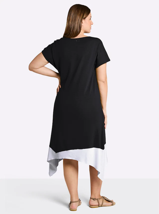 Sheego Jerseykleid »Jersey-Kleid« Ohne Taschen