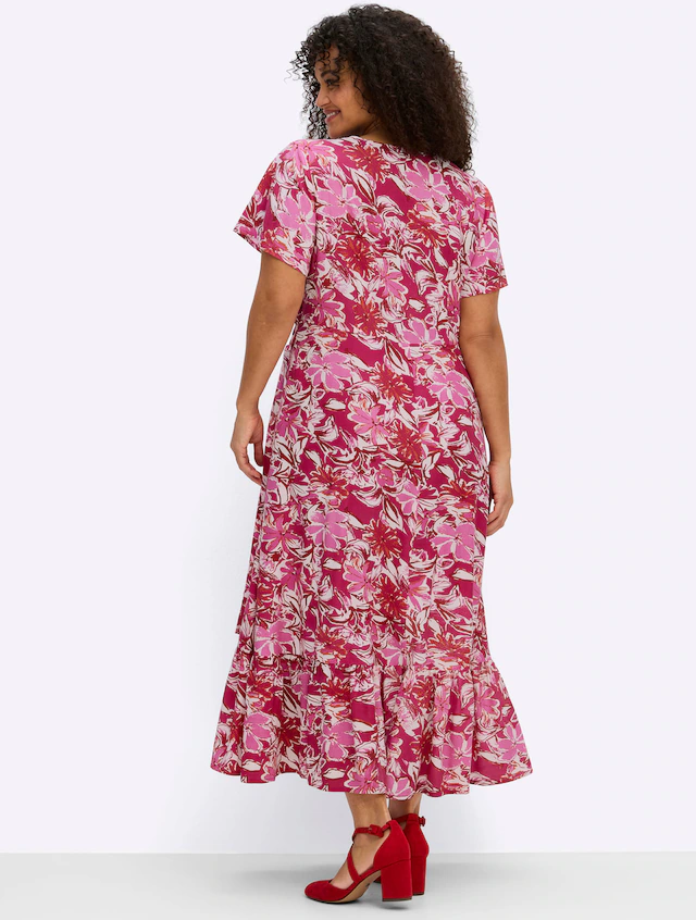 sheego by Joe Browns Wickelkleid »Kleid« Nahttasche