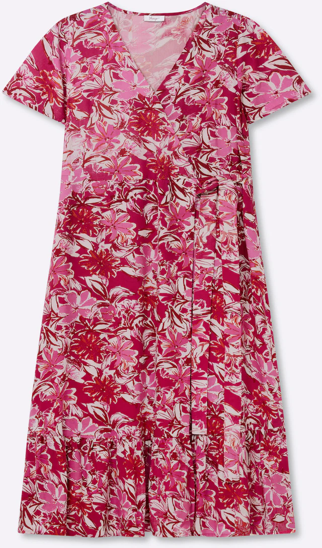 sheego by Joe Browns Wickelkleid »Kleid« Nahttasche
