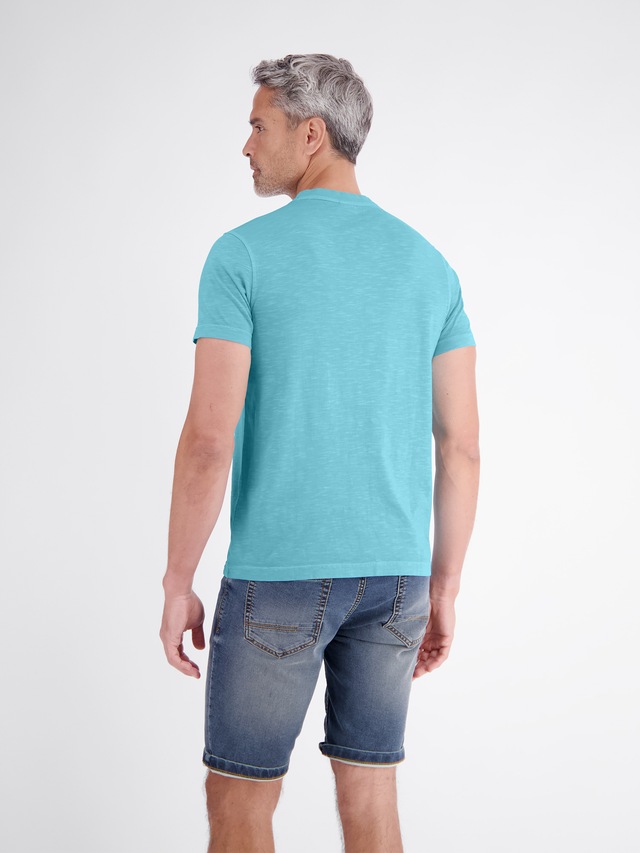 LERROS V-Shirt »T-Shirt mit sportlichem V-Ausschnitt aus reiner Baumwolle«