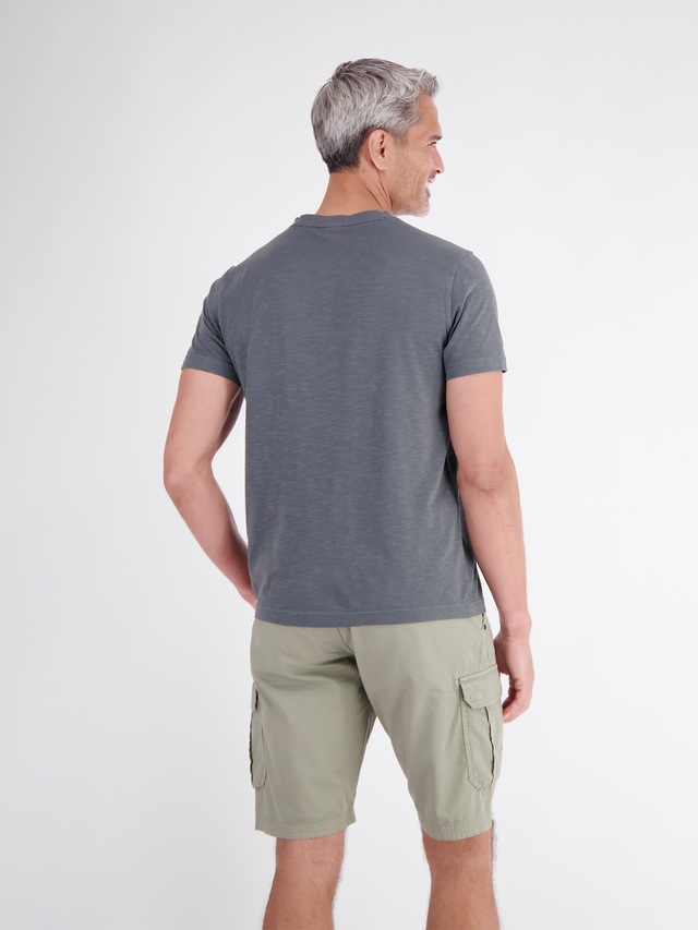 LERROS V-Shirt »T-Shirt mit sportlichem V-Ausschnitt aus reiner Baumwolle«