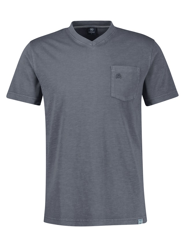 LERROS V-Shirt »T-Shirt mit sportlichem V-Ausschnitt aus reiner Baumwolle«