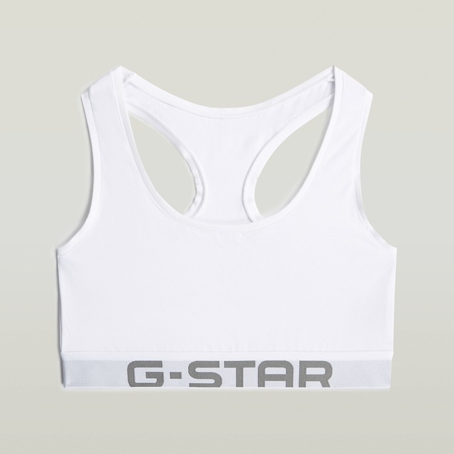 G-STAR Bralette »DOLOMITE, RACERBACK BRALETTE« Packung, 2 mit Logobund, Slim Fit
