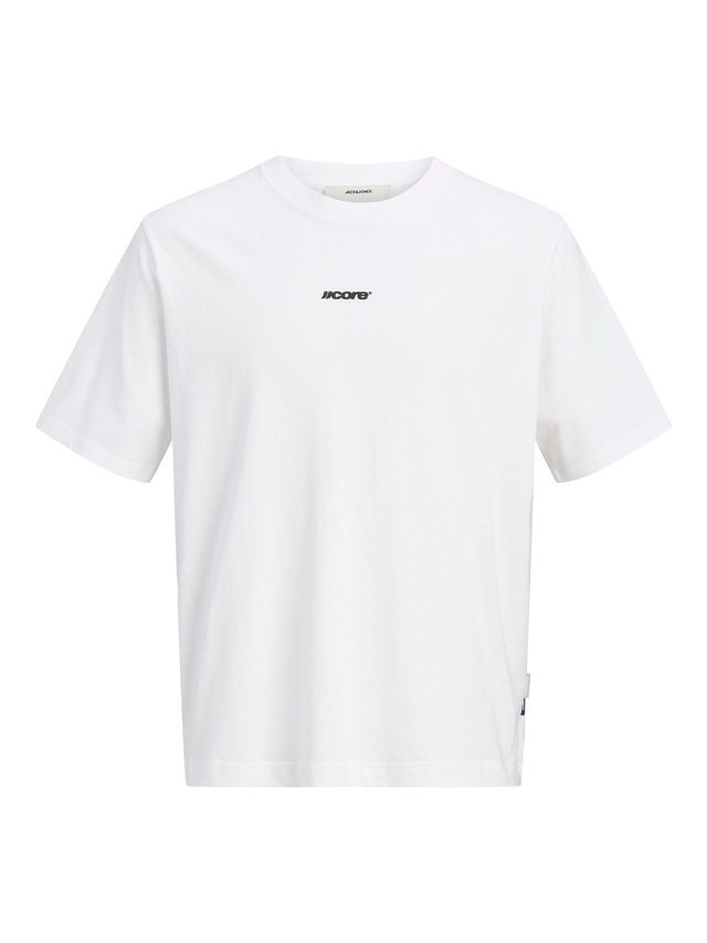 Jack & Jones Rundhalsshirt »JCOCLUB BACK SCRIPT TEE SS CREW NECK SN« Baumwolle, relaxed fit