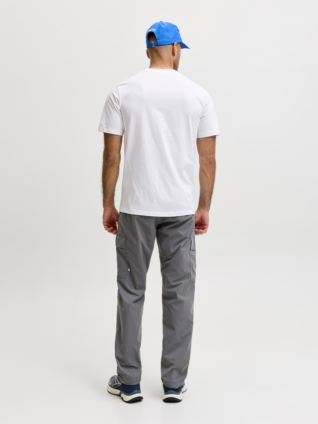 Jack & Jones Rundhalsshirt »JCOFUSION BOX PRINT TEE SS CN SN« Baumwolle, regular fit
