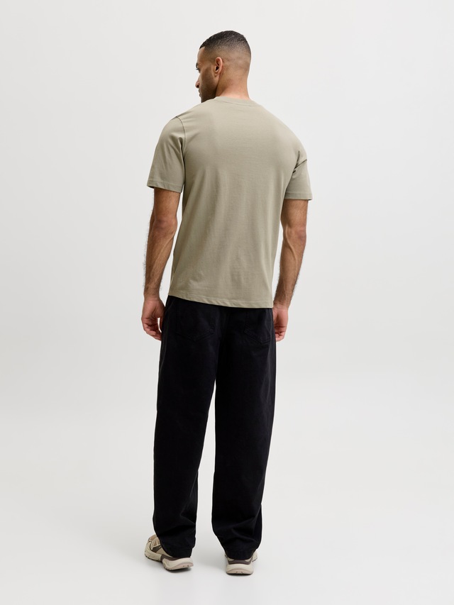 Jack & Jones Rundhalsshirt »JCOFUSION BOX PRINT TEE SS CN SN« Baumwolle, regular fit