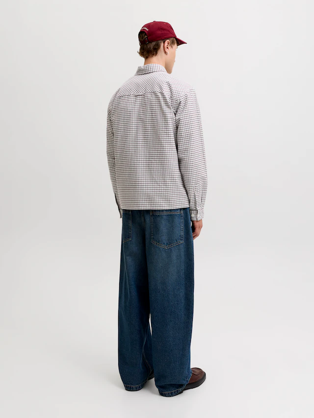 Jack & Jones Langarmhemd »JORFREDERIKSBERG OXFORD SHIRT LS SN« Baumwolle, locker geschnitten