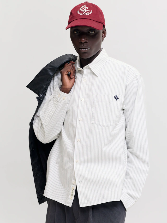 Jack & Jones Langarmhemd »JORFREDERIKSBERG OXFORD SHIRT LS SN« Baumwolle, locker geschnitten
