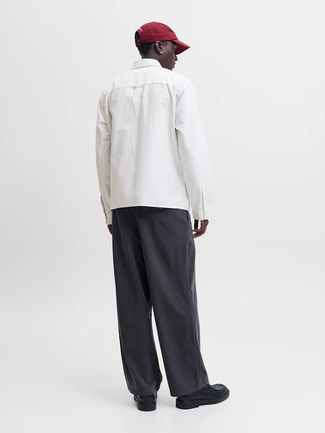 Jack & Jones Langarmhemd »JORFREDERIKSBERG OXFORD SHIRT LS SN« Baumwolle, locker geschnitten