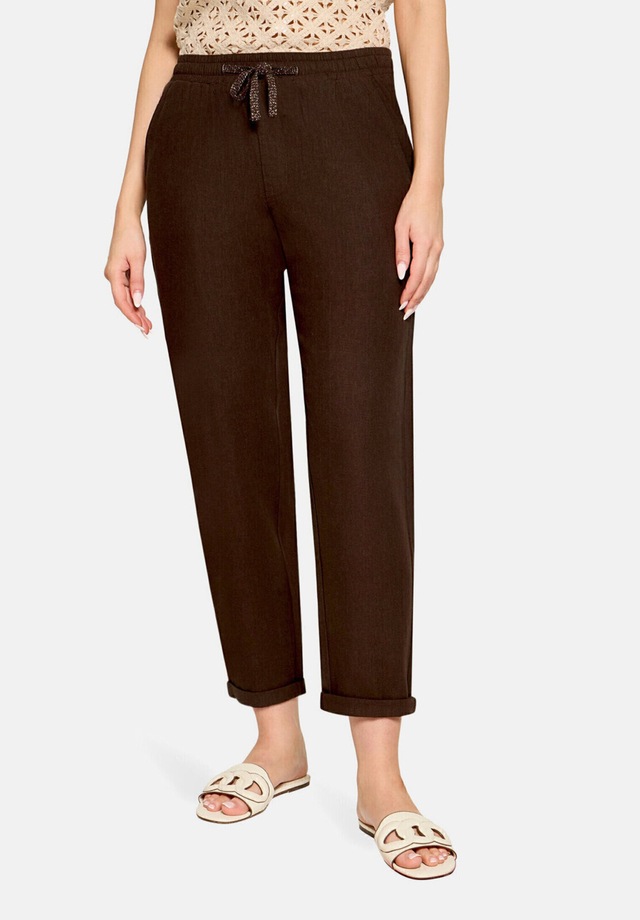 Cartoon Leinenhose »Damen unifarben«