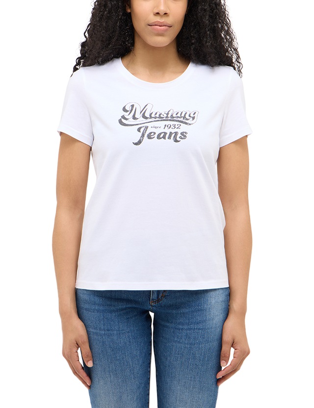 MUSTANG Kurzarmshirt »Damen Style Alma«
