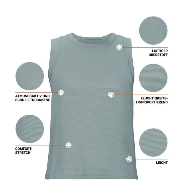 Killtec Funktionstop »KOS 169 WMN TP« Leichtes, atmungsaktives und elastisches Damen Funktionstop