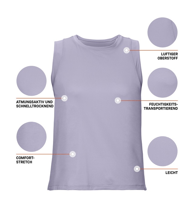Killtec Funktionstop »KOS 169 WMN TP« Leichtes, atmungsaktives und elastisches Damen Funktionstop
