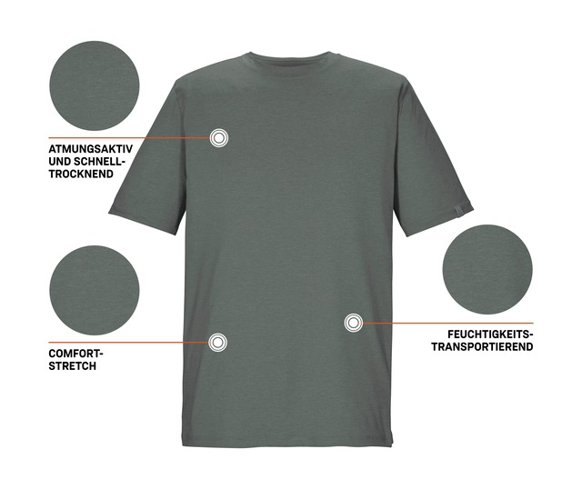 Killtec T-Shirt »KOS 185 MN TSHRT« Atmungsaktiv, schnelltrocknend, weich, dehnbar, strapazierfähig