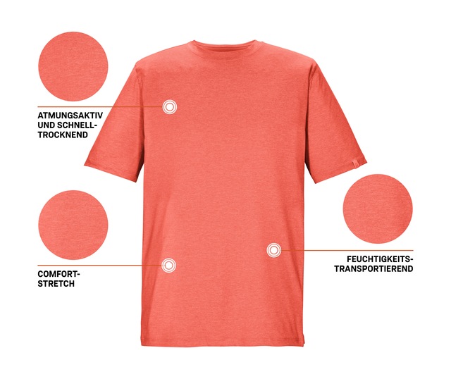Killtec T-Shirt »KOS 185 MN TSHRT« Atmungsaktiv, schnelltrocknend, weich, dehnbar, strapazierfähig